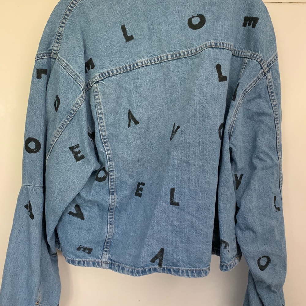 Current/Elliott “LOVE” Jean Jacket